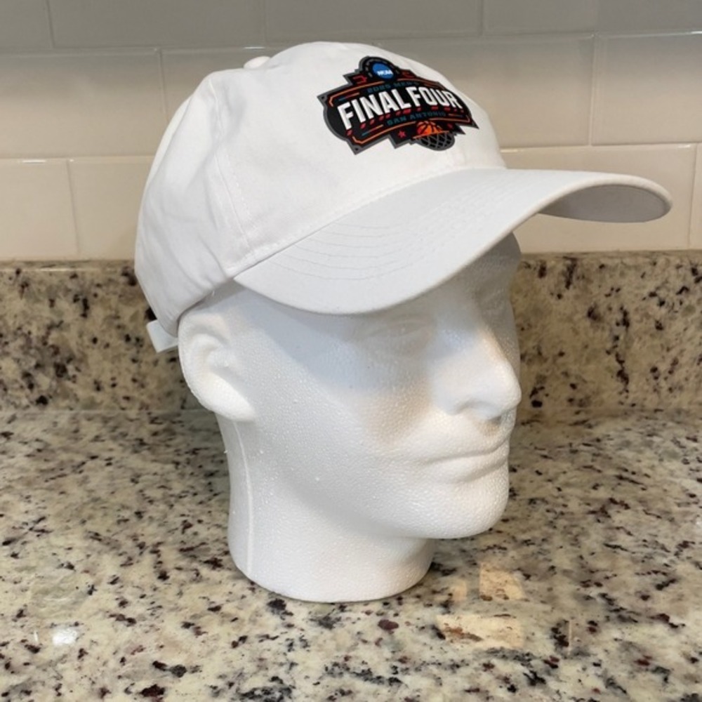 🚀 NCAA 2025 Final Four San Antonio Coca Cola White Hat Baseball Cap Basketball
